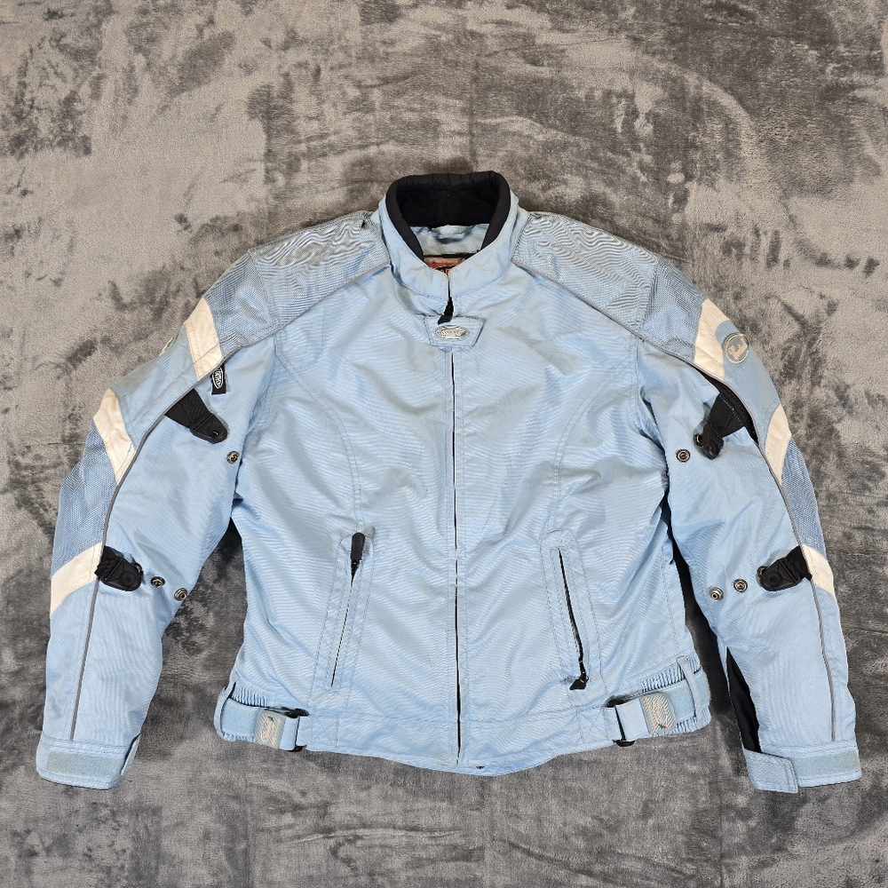 Cortech LXR Motorcycle Jacket Padded Armored Size Small 8-10